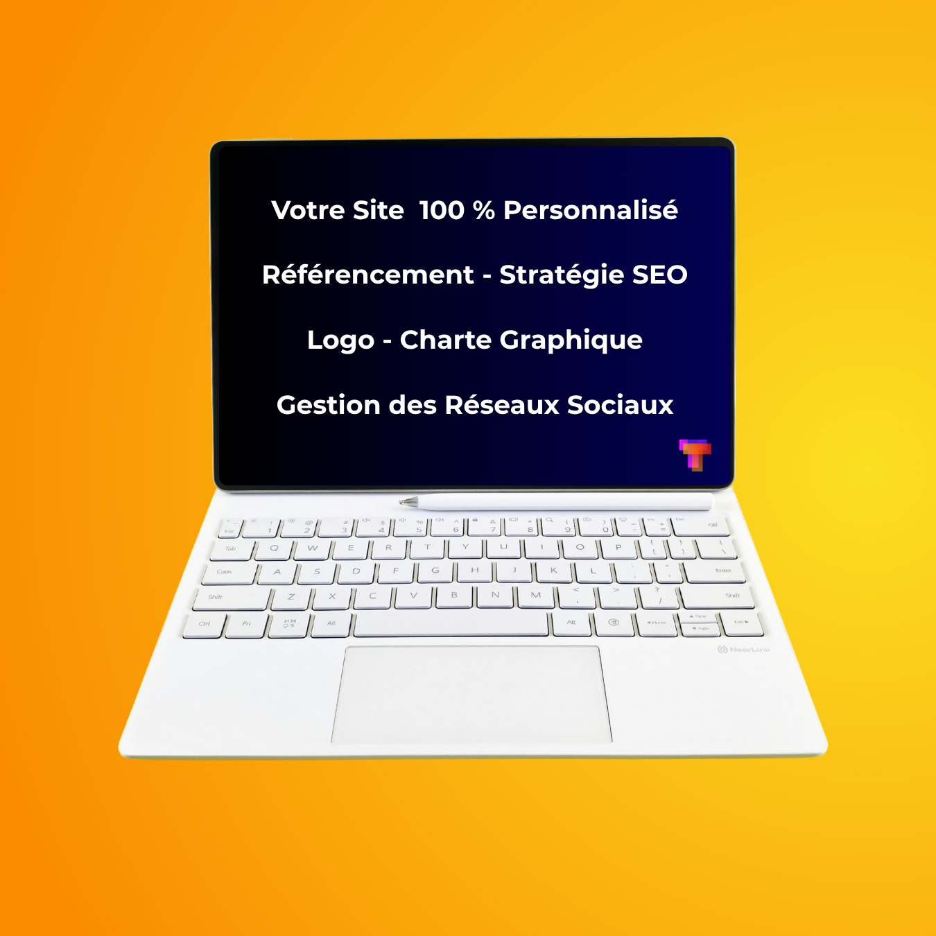 Votre site 100 % personnalisé (900 x 900 px)